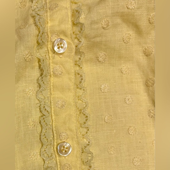 Edward petite yellow summer blouse - Picture 6 of 7